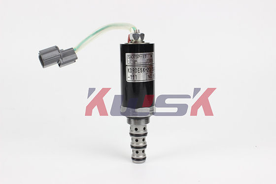 K3V112 Excavator Solenoid Valve Kobelco SK250-8 KDRDE5K-20/30C12A-111